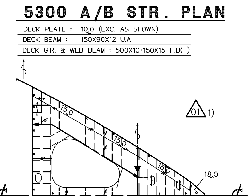 图片[5]-艏间舱CENTER LINE和平台的面板标注问题-臭虾米博客